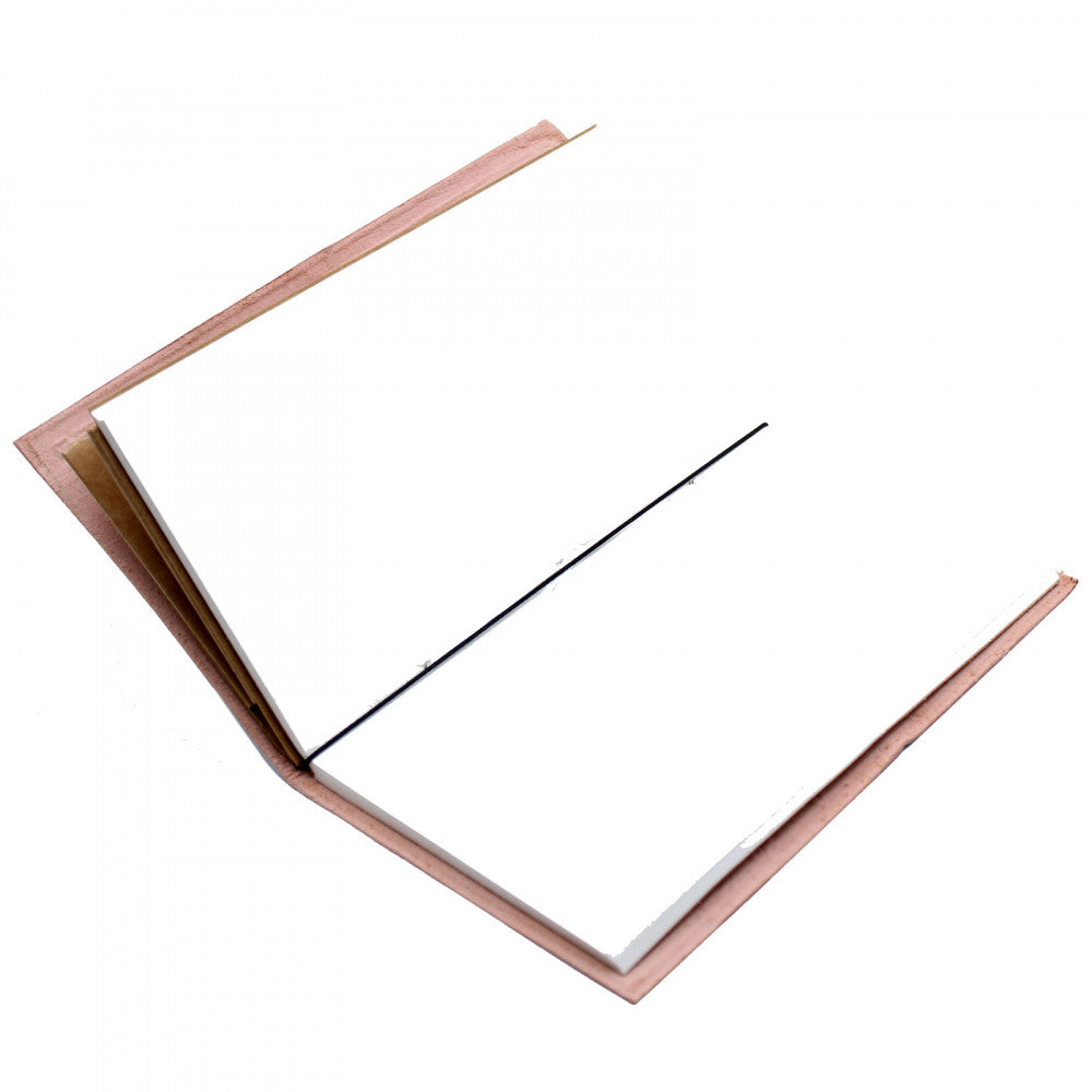 Eco Leather Journal -Handgemaakt. Papieren vulling - Eco-Friendly