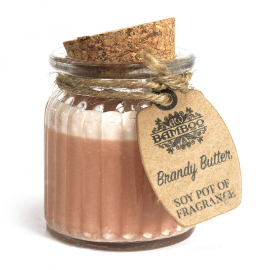 Brandy Butter Soja Pot met geurkaars
