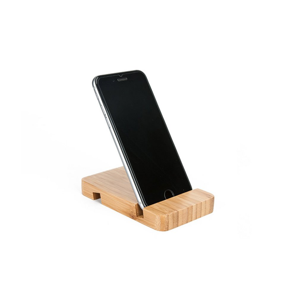 Standhouder Bamboe Desktop -Smart phone , ipad, tablets.