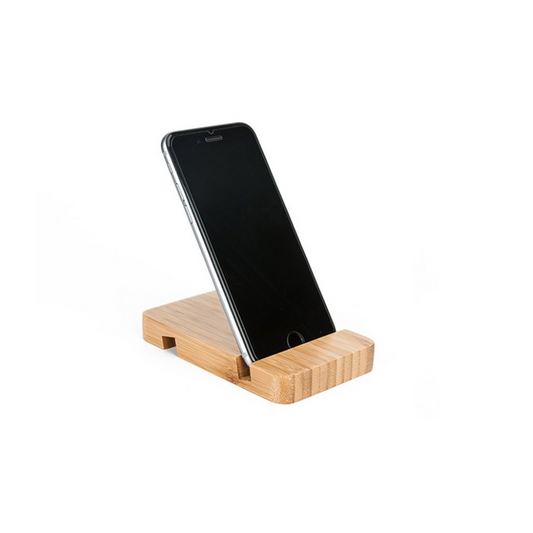Standhouder Bamboe Desktop -Smart phone , ipad, tablets.