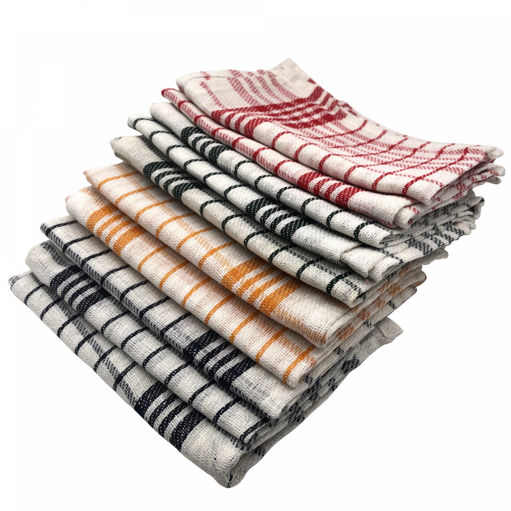 Vintage handdoek katoenen keukenhanddoek. set van 10