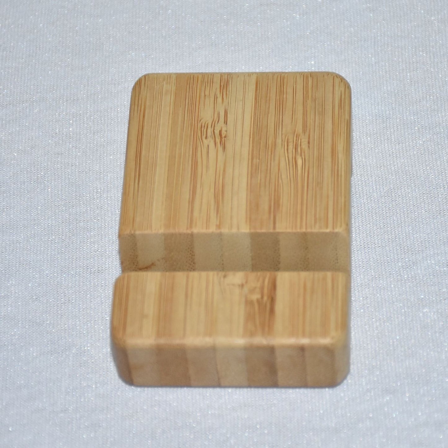 Standhouder Bamboe Desktop -Smart phone , ipad, tablets.
